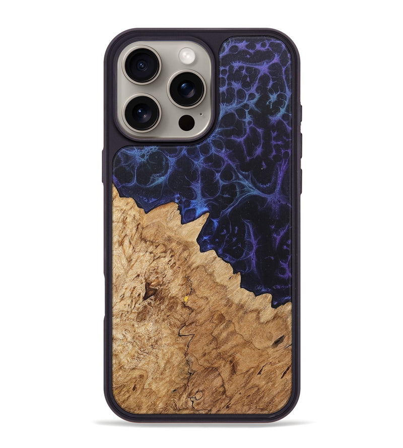 iPhone 16 Pro Max Wood+Resin Phone Case - Atticus (Static, 719062)