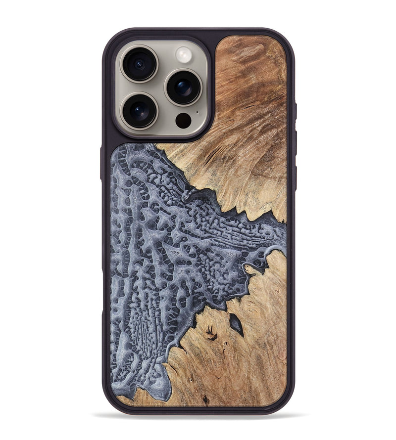 iPhone 16 Pro Max Wood+Resin Phone Case - Tessa (Static, 719070)
