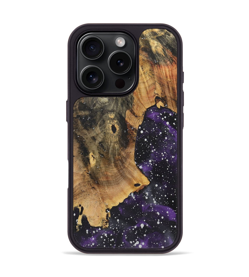 iPhone 16 Pro Wood+Resin Phone Case - Tammie (Cosmos, 719148)