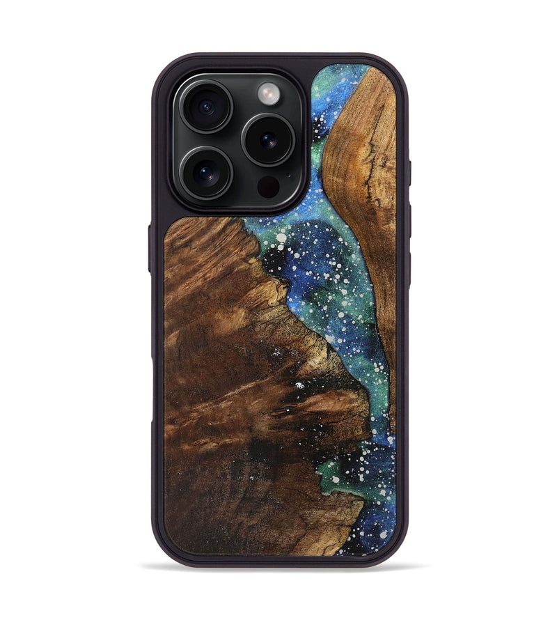 iPhone 16 Pro Wood+Resin Phone Case - Dylan (Cosmos, 719152)