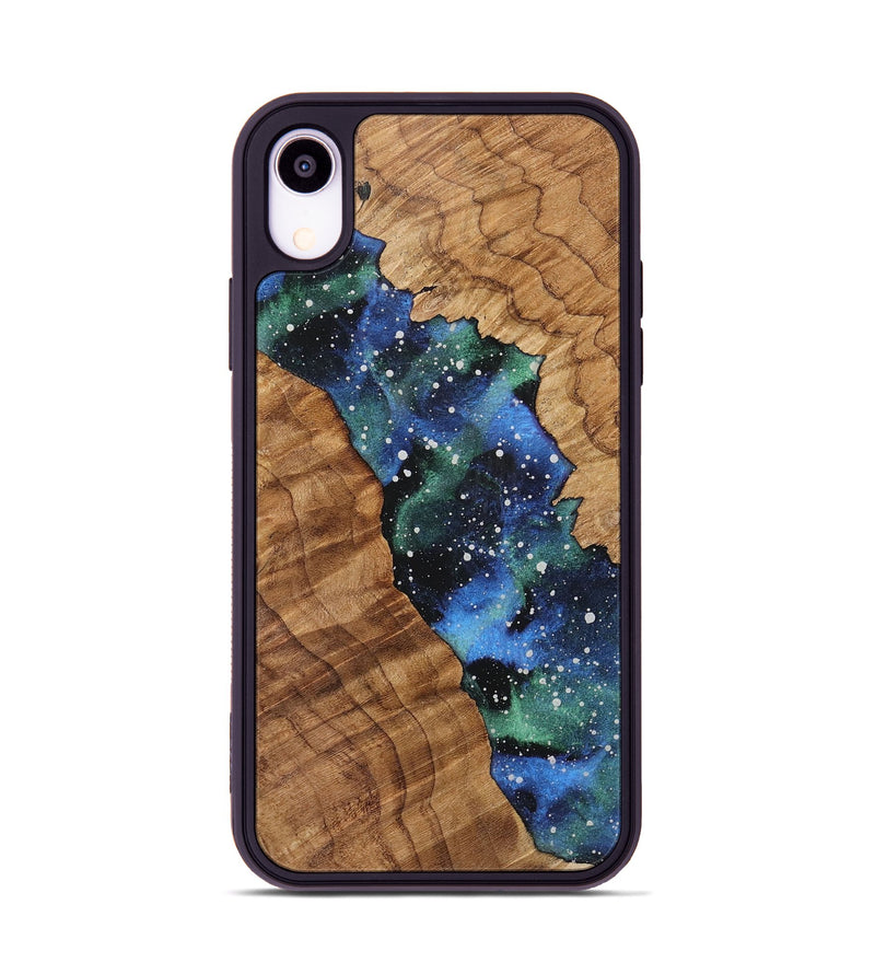 iPhone Xr Wood+Resin Phone Case - Molly (Cosmos, 719153)
