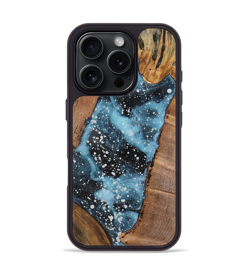 iPhone 16 Pro Wood+Resin Phone Case - Wilbur (Cosmos, 719158)
