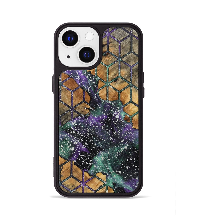iPhone 13 Wood+Resin Phone Case - Ezra (Cosmos, 719162)