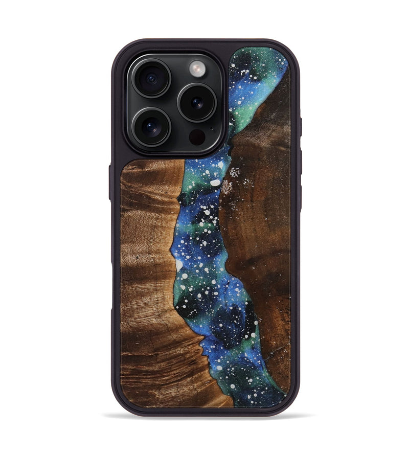 iPhone 16 Pro Wood+Resin Phone Case - Luca (Cosmos, 719163)