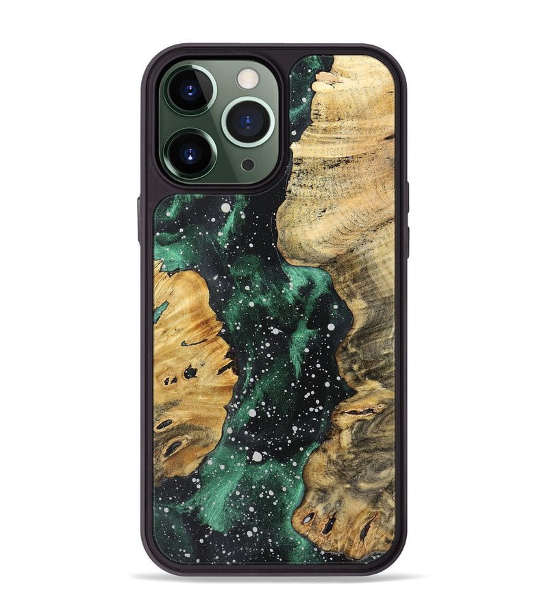 iPhone 13 Pro Max Wood+Resin Phone Case - Kennedy (Cosmos, 719168)