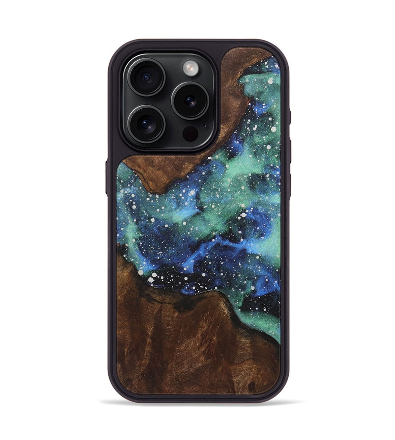 iPhone 15 Pro Wood+Resin Phone Case - Cristian (Cosmos, 719174)