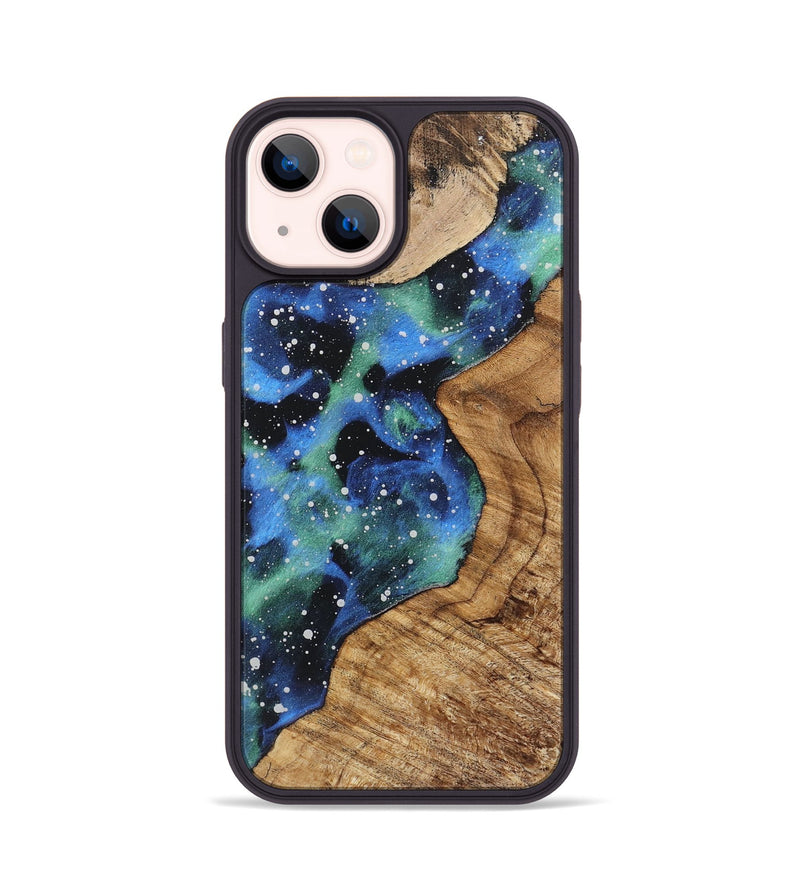 iPhone 14 Wood+Resin Phone Case - Anahi (Cosmos, 719175)