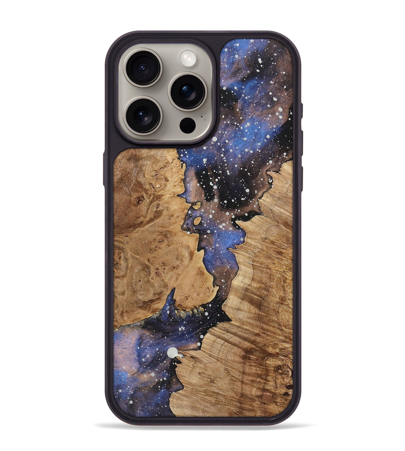 iPhone 15 Pro Max Wood+Resin Phone Case - Laurel (Cosmos, 719181)