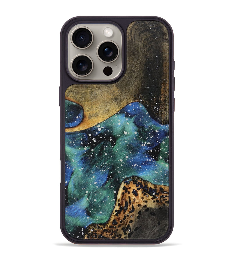 iPhone 16 Pro Max Wood+Resin Phone Case - Sullivan (Cosmos, 719183)