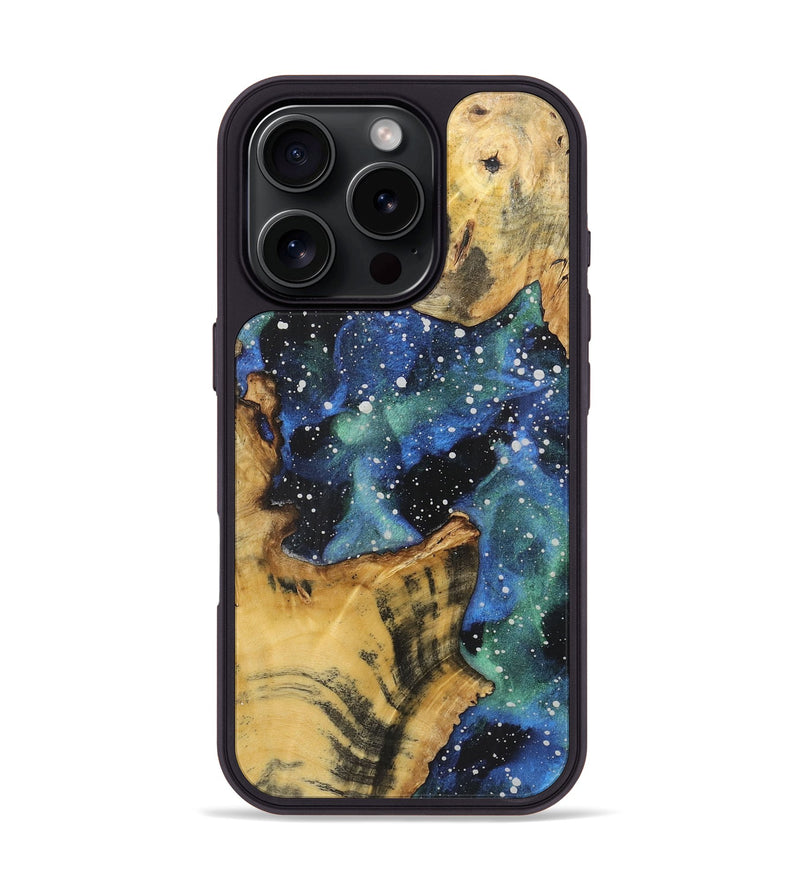 iPhone 16 Pro Wood+Resin Phone Case - Nayeli (Cosmos, 719184)