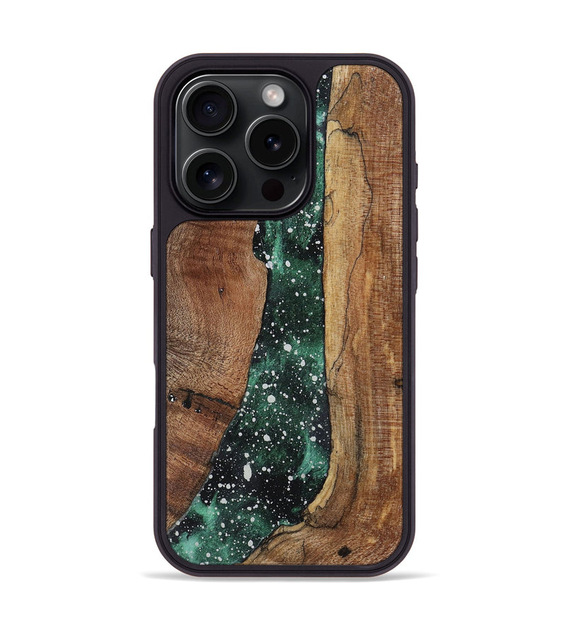 iPhone 16 Pro Wood+Resin Phone Case - Leilani (Cosmos, 719196)