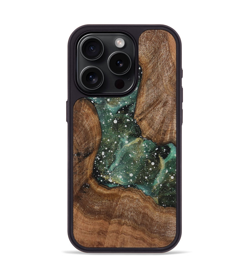 iPhone 15 Pro Wood+Resin Phone Case - Geneva (Cosmos, 719263)