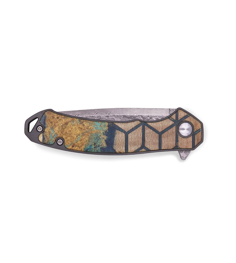 EDC Wood+Resin Pocket Knife - Penelope (Pattern, 719332)