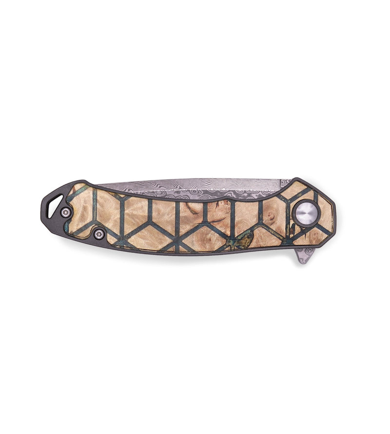 EDC Wood+Resin Pocket Knife - Aurora (Pattern, 719339)