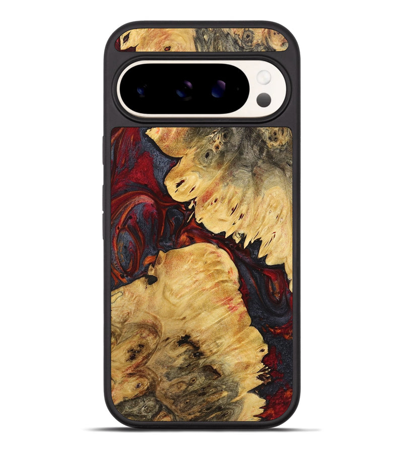 Pixel 9 Pro XL Wood+Resin Phone Case - Aisha (Red, 719570)