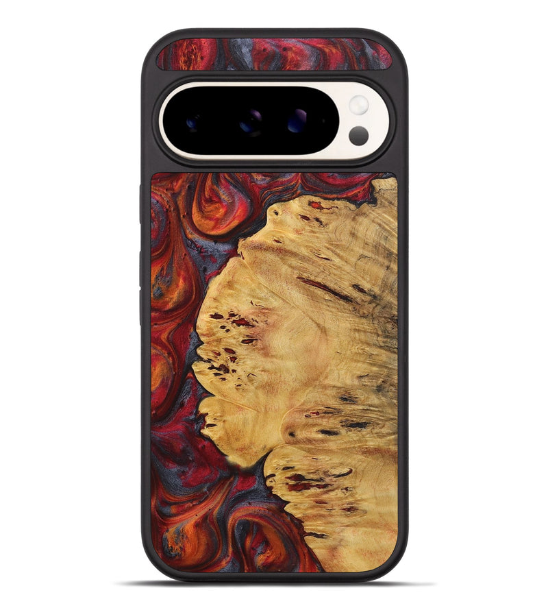 Pixel 9 Pro XL Wood+Resin Phone Case - Patti (Red, 719596)
