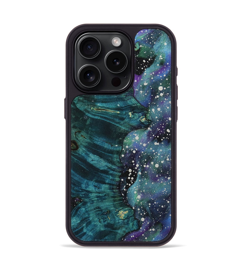 iPhone 15 Pro Wood+Resin Phone Case - Sherry (Cosmos, 719654)
