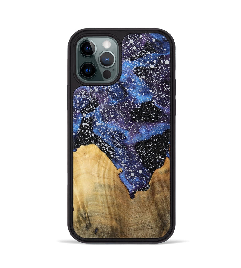iPhone 12 Pro Wood+Resin Phone Case - Connie (Cosmos, 719656)