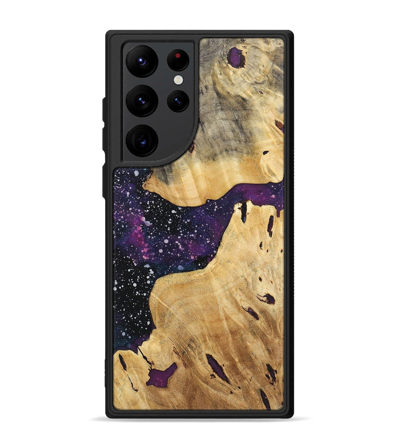 Galaxy S22 Ultra Wood+Resin Phone Case - Landyn (Cosmos, 719658)