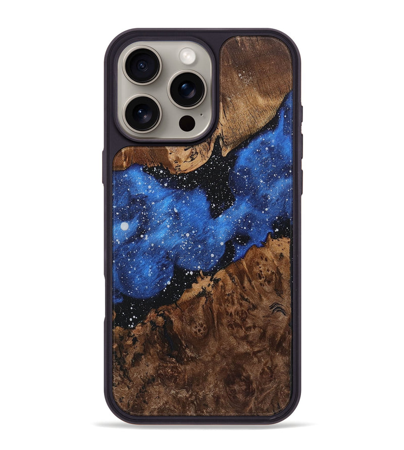 iPhone 16 Pro Max Wood+Resin Phone Case - Jarrett (Cosmos, 719659)