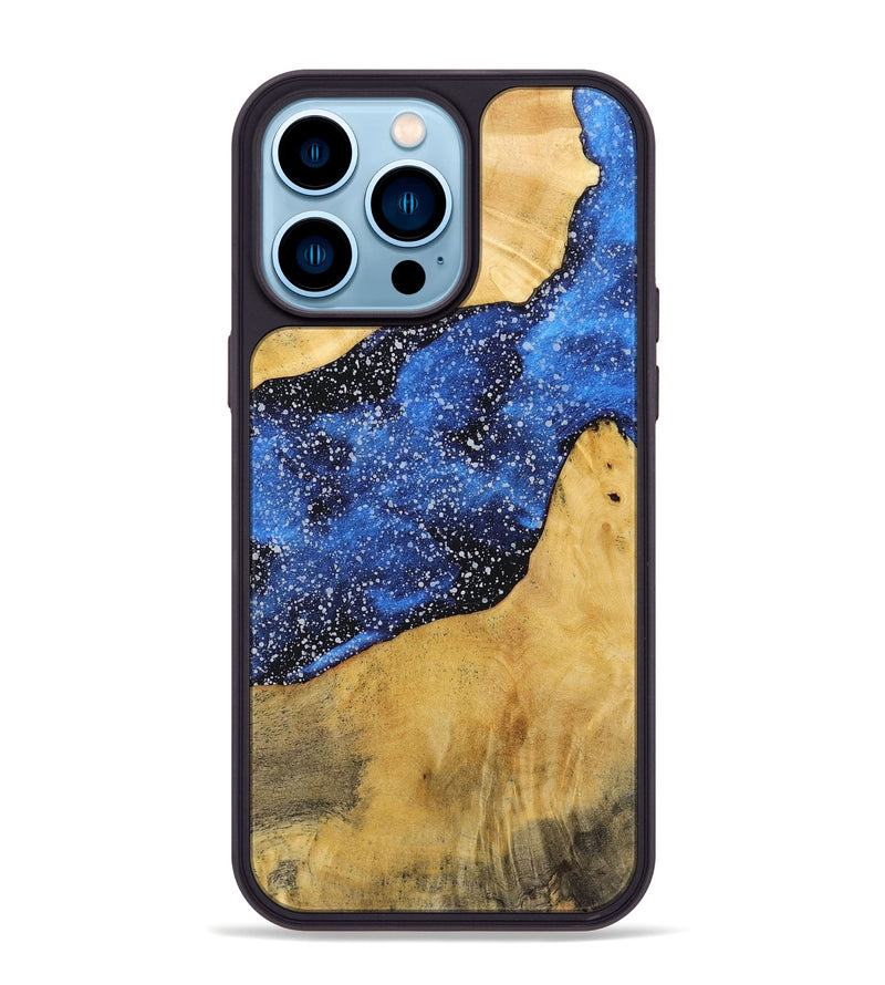 iPhone 14 Pro Max Wood+Resin Phone Case - Preston (Cosmos, 719667)