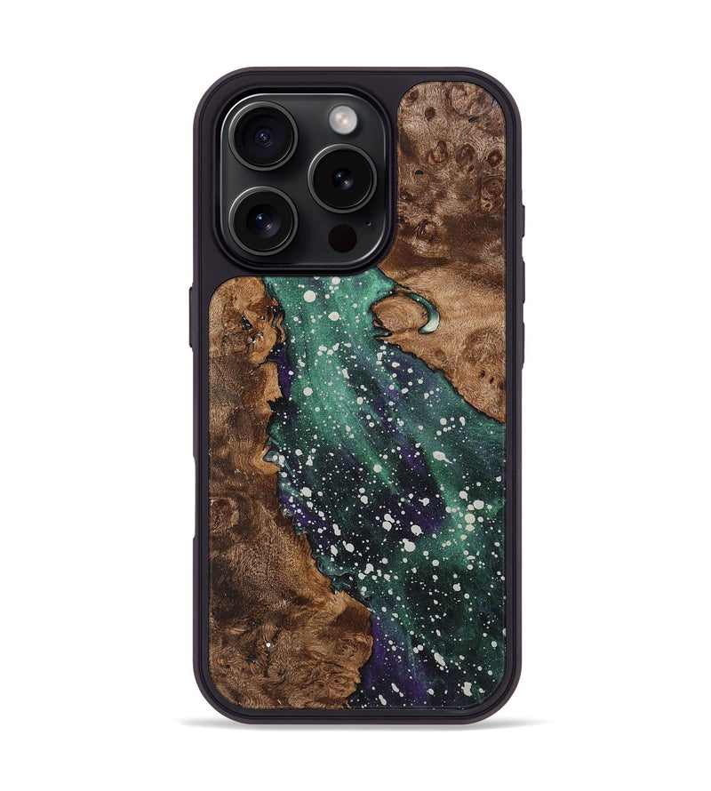 iPhone 16 Pro Wood+Resin Phone Case - Rita (Cosmos, 719671)