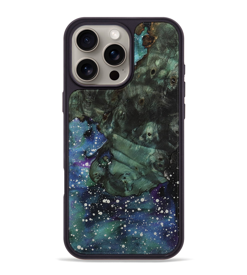 iPhone 16 Pro Max Wood+Resin Phone Case - Nathan (Cosmos, 719673)