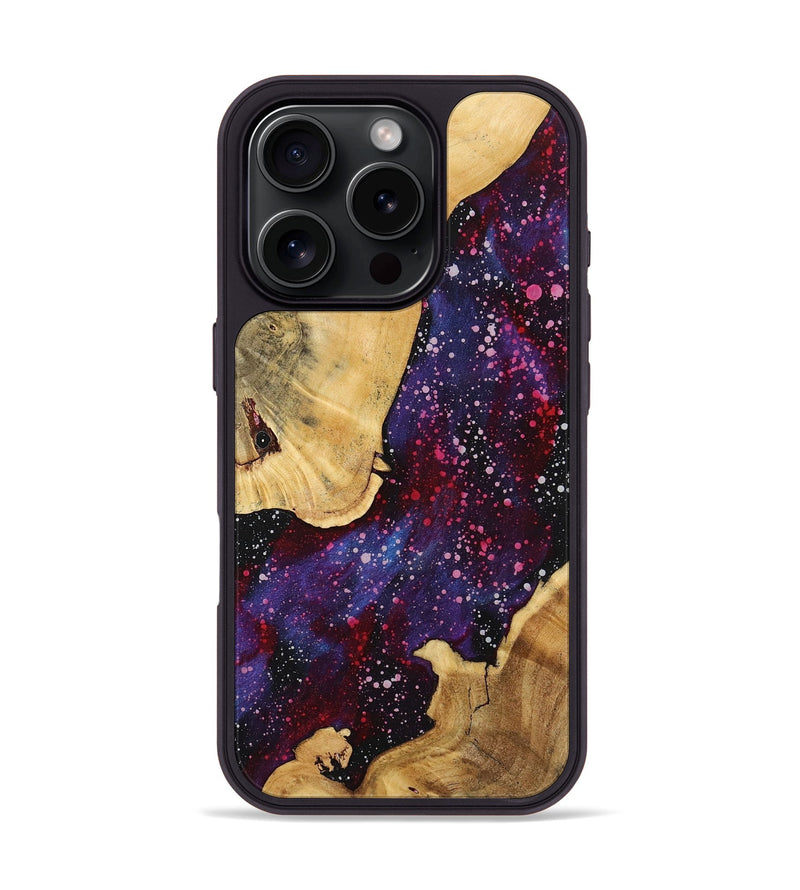 iPhone 16 Pro Wood+Resin Phone Case - Rafael (Cosmos, 719676)