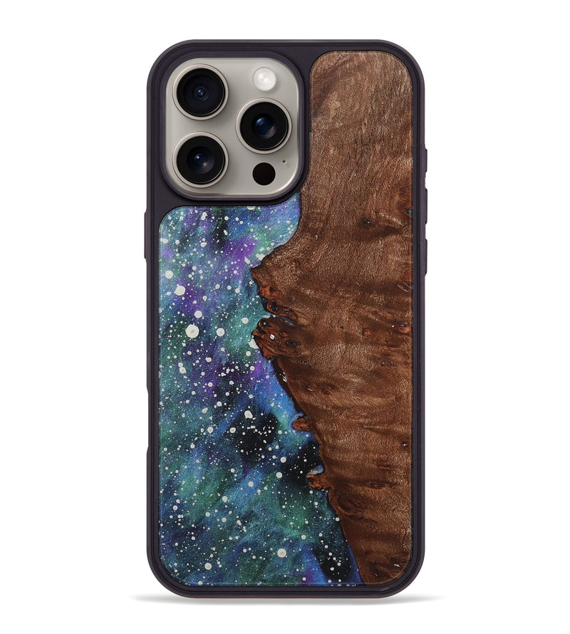 iPhone 16 Pro Max Wood+Resin Phone Case - Ryan (Cosmos, 719679)