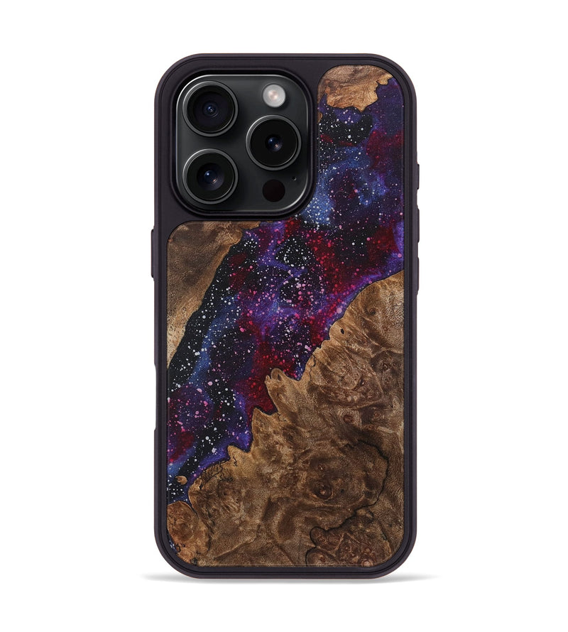 iPhone 16 Pro Wood+Resin Phone Case - Asia (Cosmos, 719681)