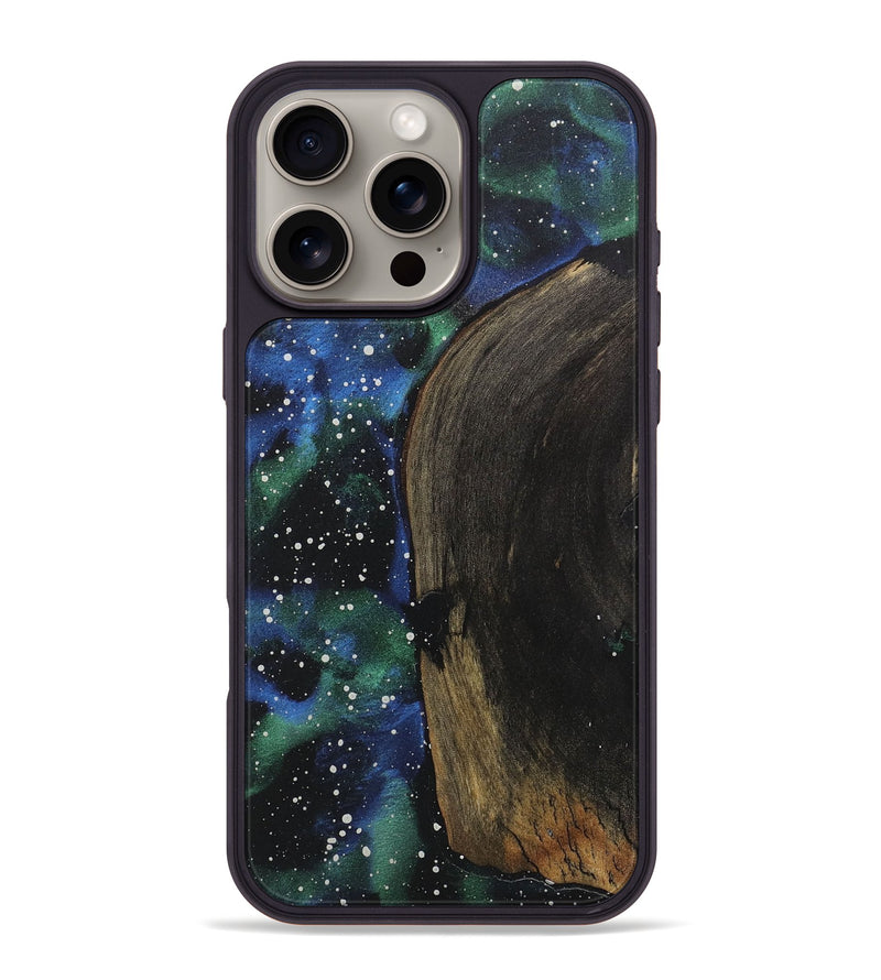 iPhone 16 Pro Max Wood+Resin Phone Case - Luther (Cosmos, 719682)