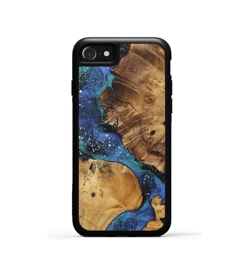 iPhone SE Wood+Resin Phone Case - Suzanne (Cosmos, 719689)