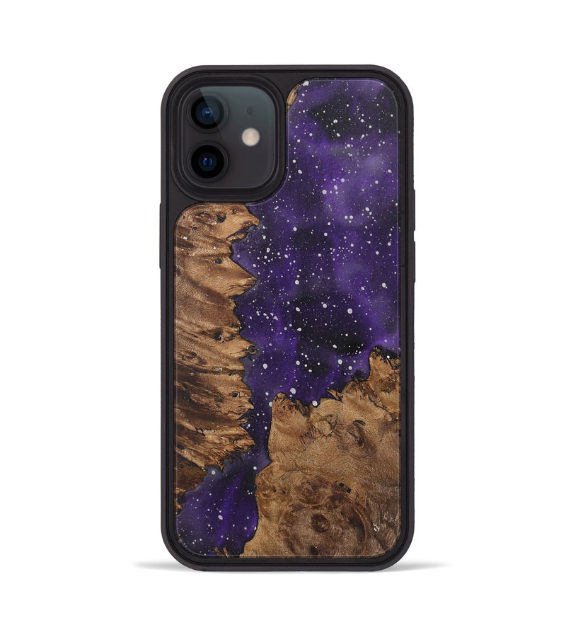 iPhone 12 Wood+Resin Phone Case - Hector (Cosmos, 719690)