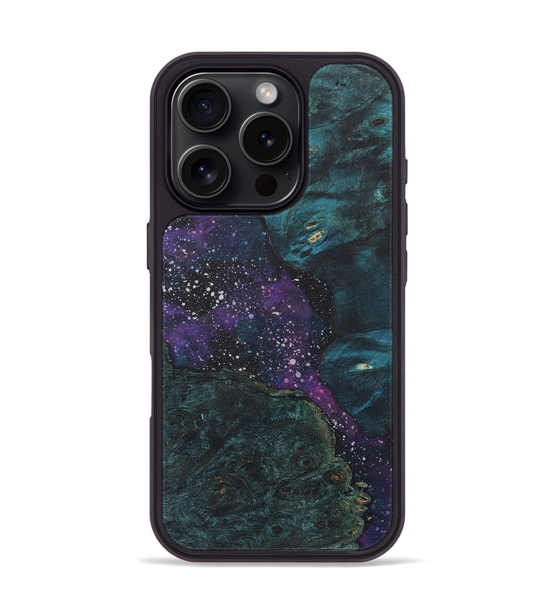iPhone 16 Pro Wood+Resin Phone Case - Kaden (Cosmos, 719691)