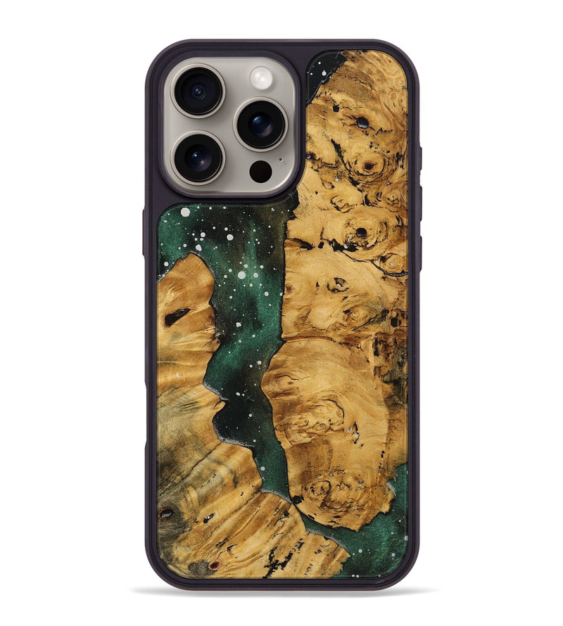 iPhone 16 Pro Max Wood+Resin Phone Case - Bret (Cosmos, 719695)