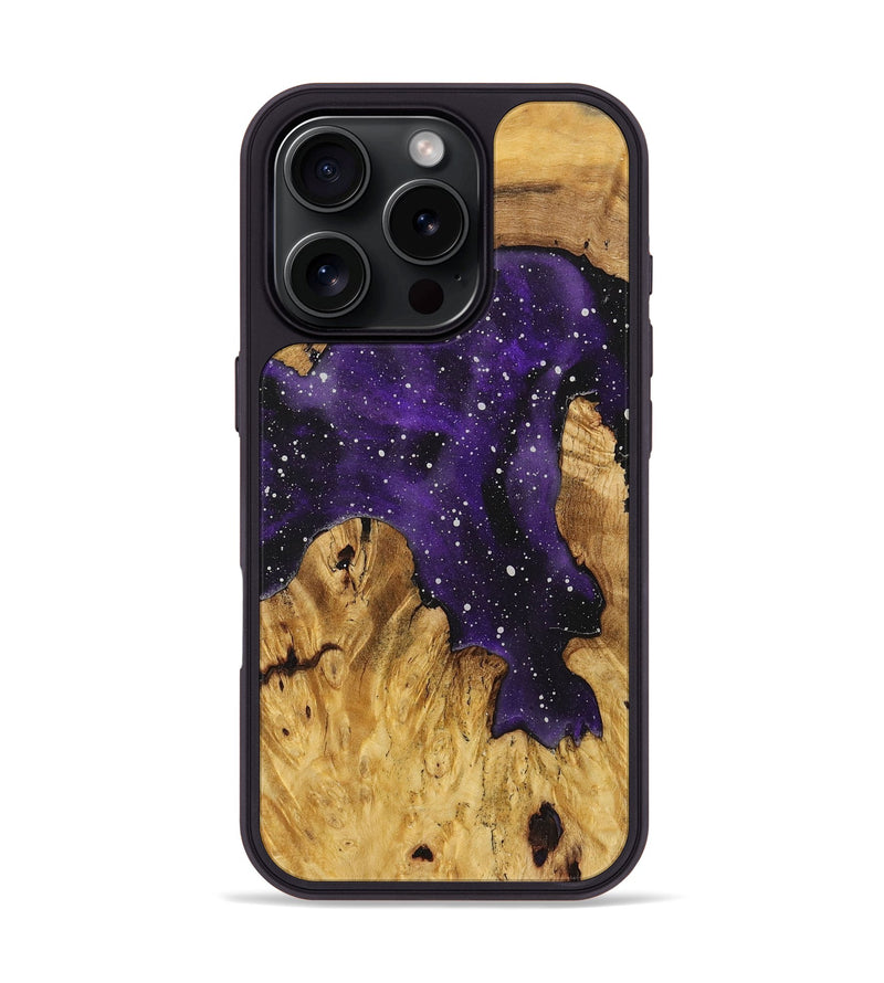 iPhone 16 Pro Wood+Resin Phone Case - Kirsten (Cosmos, 719702)