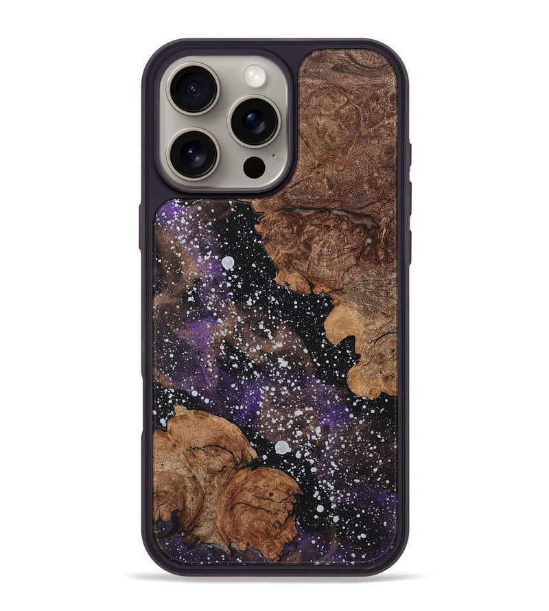 iPhone 16 Pro Max Wood+Resin Phone Case - Damon (Cosmos, 719704)