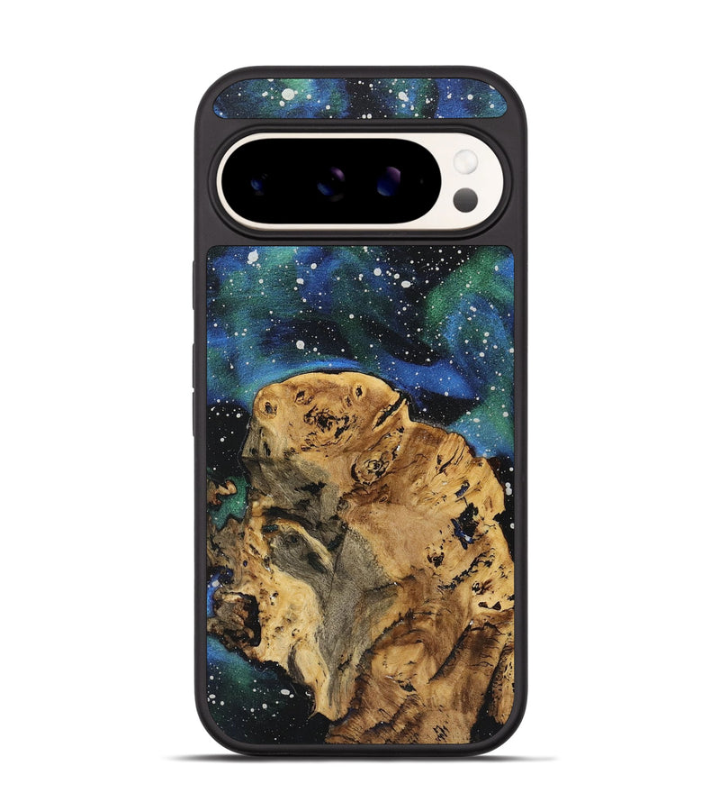 Pixel 9 Wood+Resin Phone Case - Raven (Cosmos, 719705)