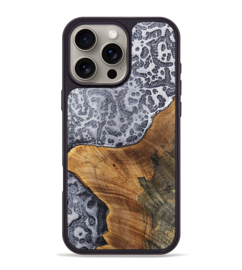iPhone 16 Pro Max Wood+Resin Phone Case - Jermaine (Static, 719765)