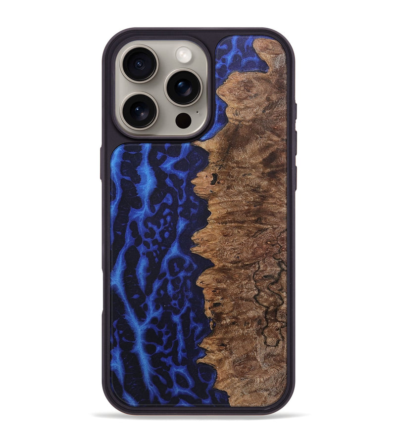 iPhone 16 Pro Max Wood+Resin Phone Case - Sergio (Static, 719766)