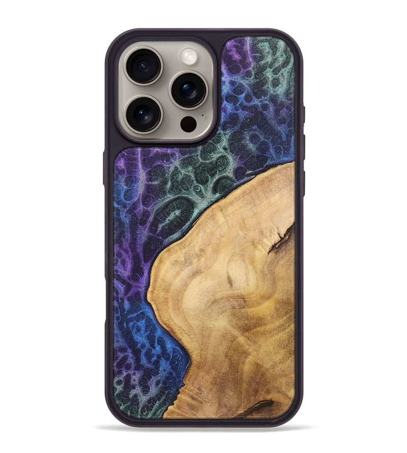 iPhone 16 Pro Max Wood+Resin Phone Case - Lincoln (Static, 719768)