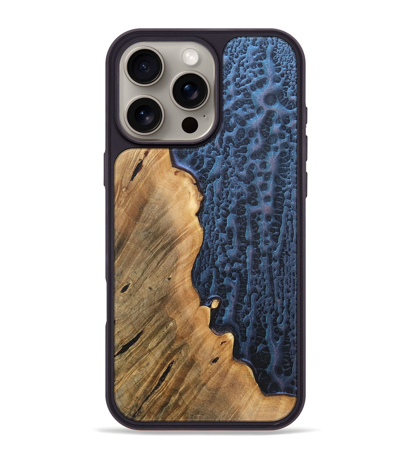 iPhone 16 Pro Max Wood+Resin Phone Case - Dennis (Static, 719771)