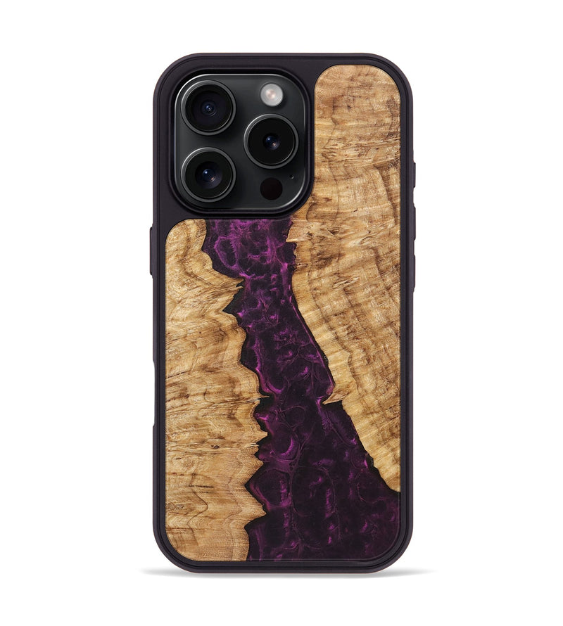 iPhone 16 Pro Wood+Resin Phone Case - Cheyanne (Static, 719774)