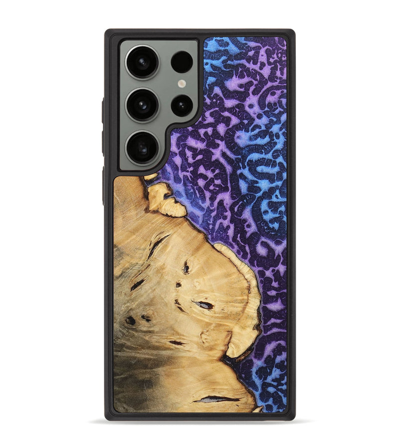 Galaxy S23 Ultra Wood+Resin Phone Case - Jazmin (Static, 719778)