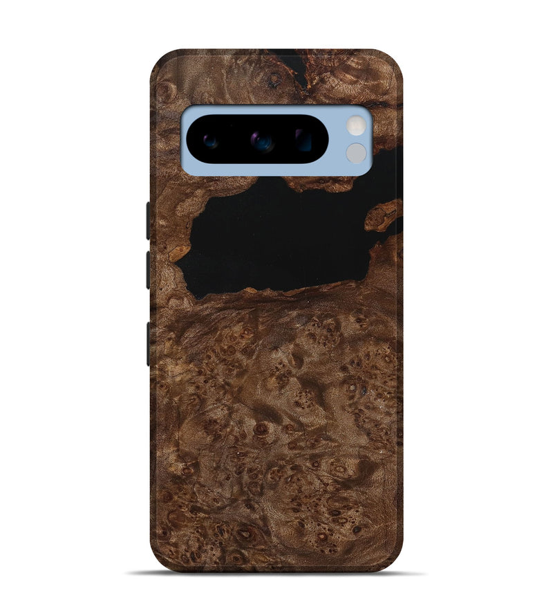 Pixel 8 Pro Wood+Resin Live Edge Phone Case - Diane (Pure Black, 719830)