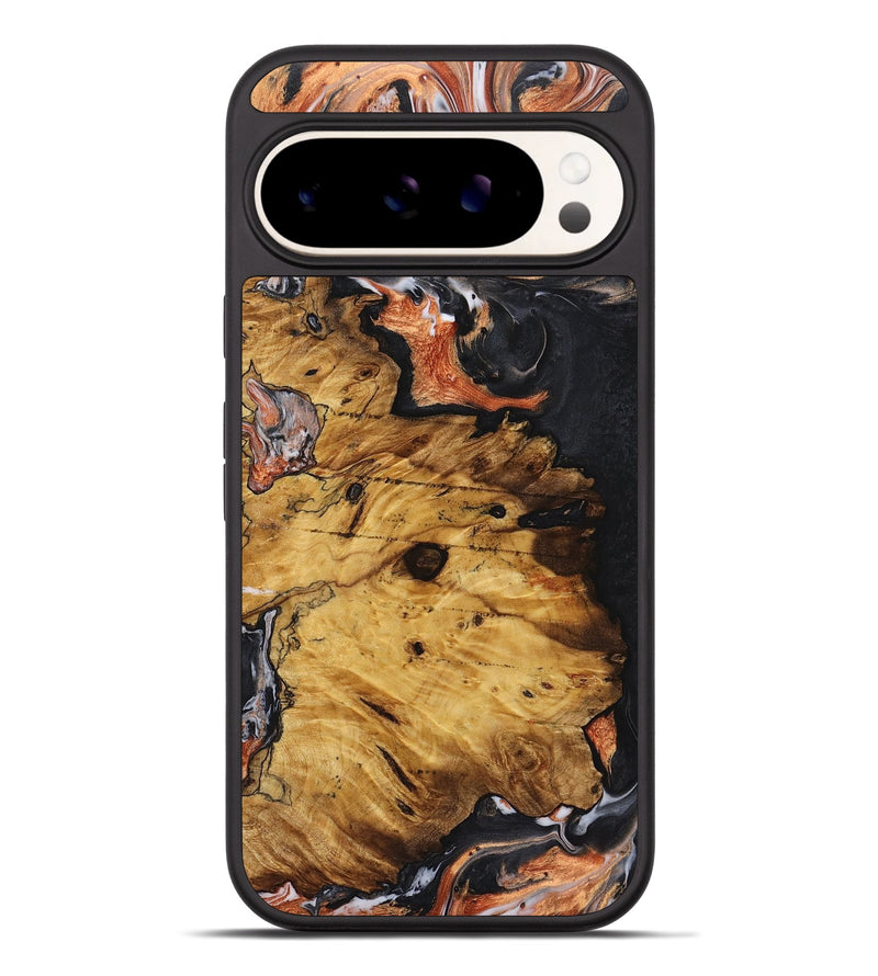 Pixel 9 Pro XL Wood+Resin Phone Case - Nadia (Black & White, 719976)
