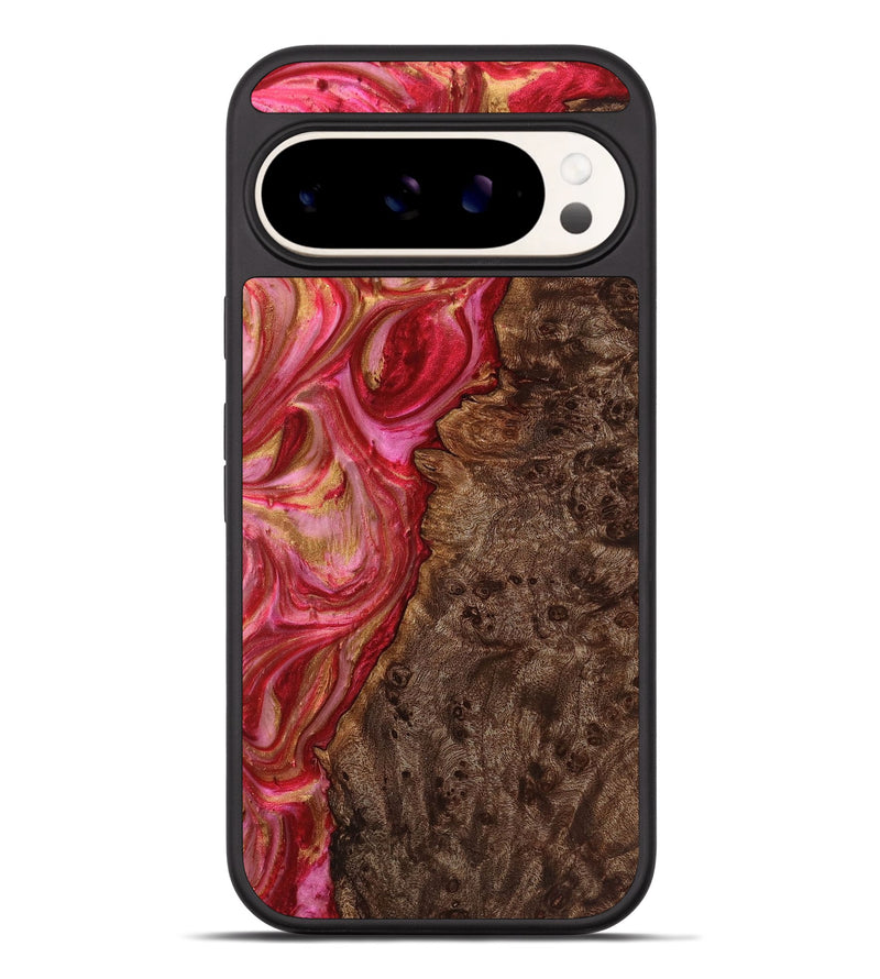 Pixel 9 Pro XL Wood+Resin Phone Case - Kailey (Red, 720231)