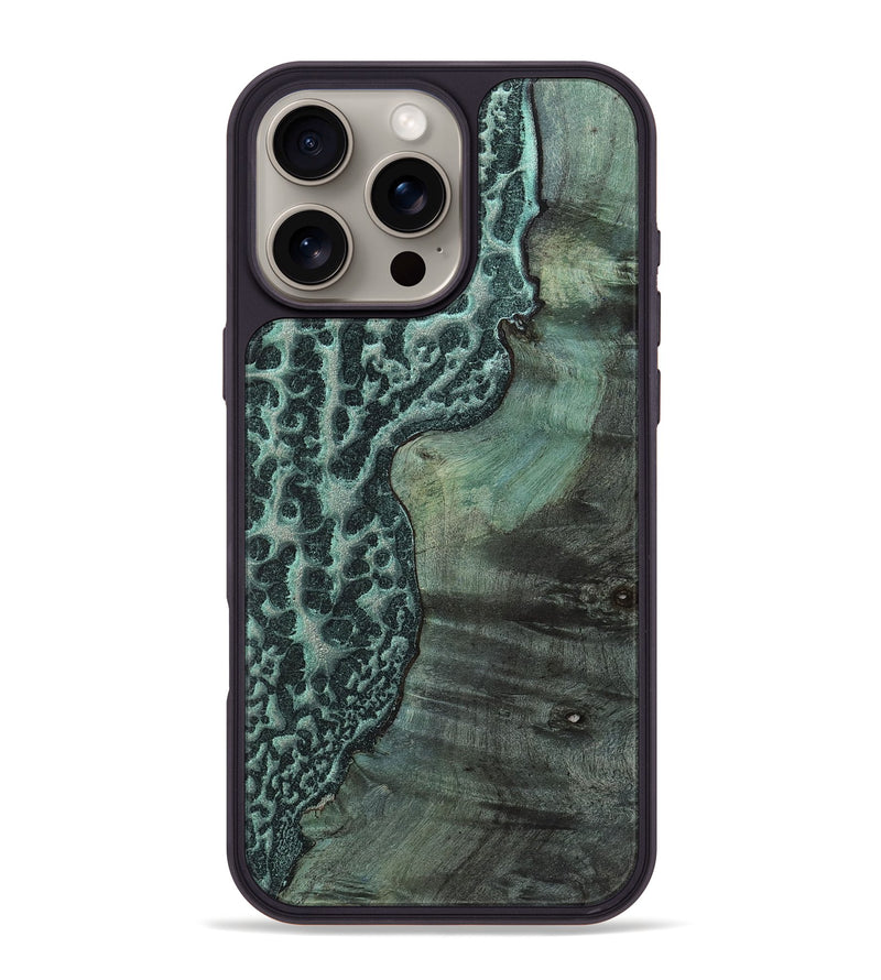 iPhone 16 Pro Max Wood+Resin Phone Case - Clyde (Static, 720253)