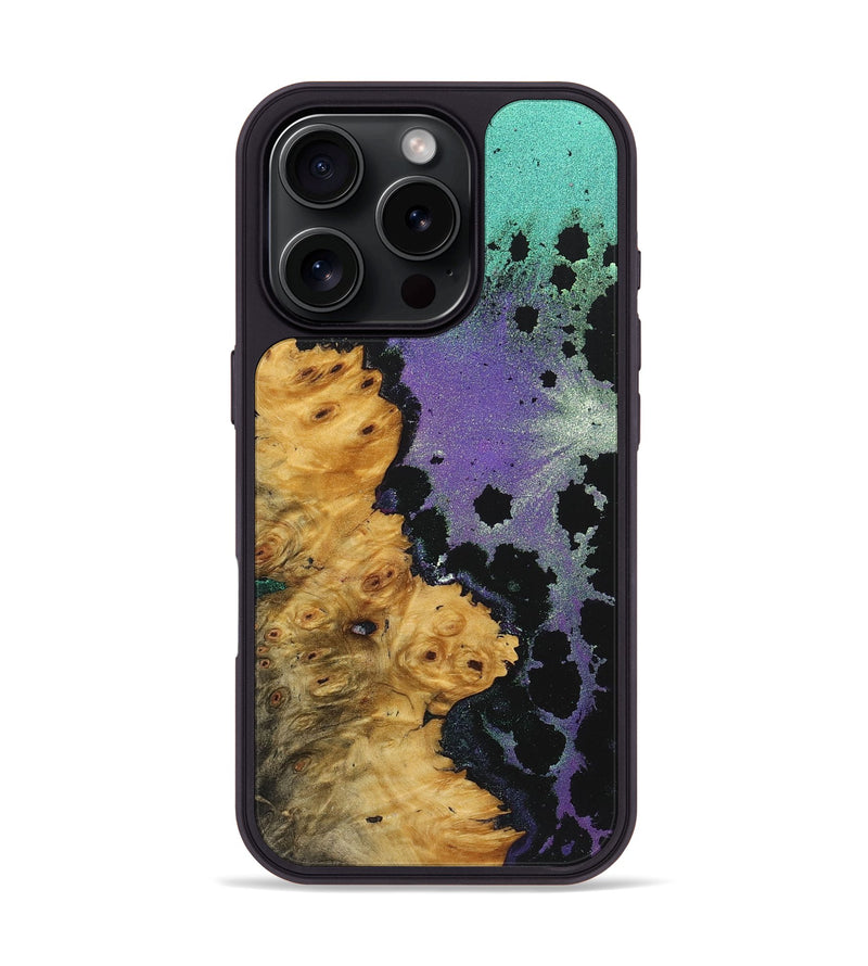 iPhone 16 Pro Wood+Resin Phone Case - Angelica (Static, 720256)