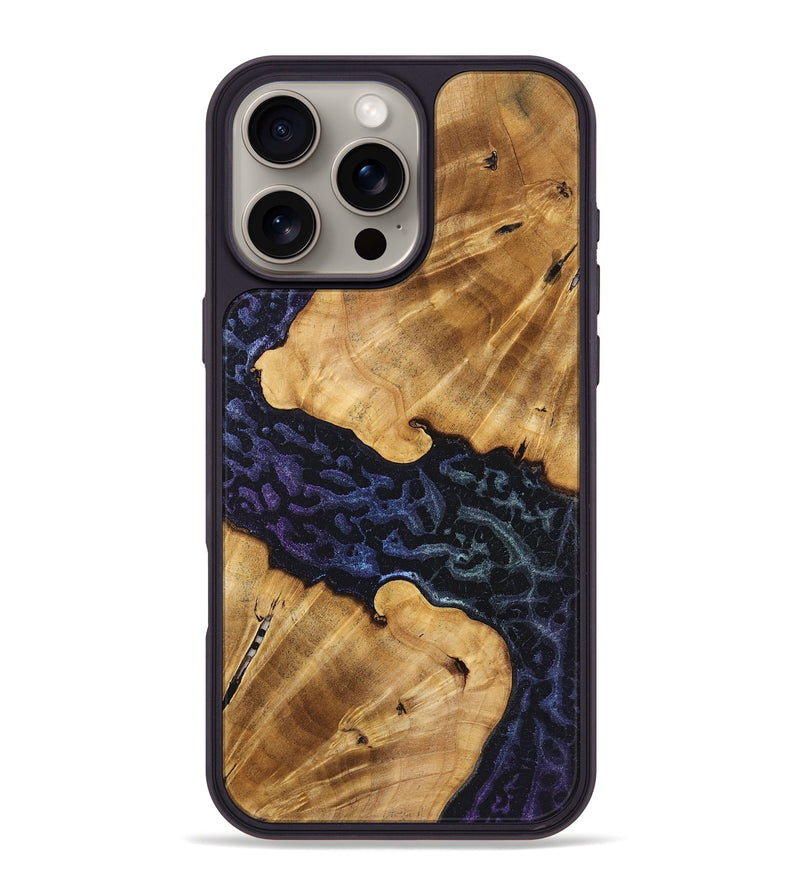 iPhone 16 Pro Max Wood+Resin Phone Case - Conner (Static, 720266)